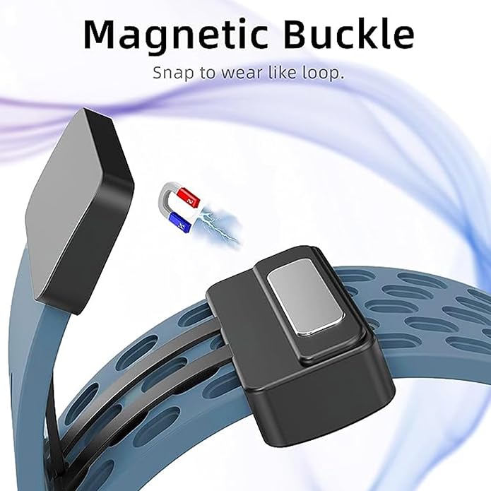 Compatible with SUUNTO OCEAN bands, 20mm, 22mm Quick Release Breathable Soft Silicone Sport Band with Magnetic Butterfly Clousure Replacemet Straps Compatible with SUUNTO OCEAN, RACE, RACE S, VERTICAL, 9 PEAK, 9 PEAK PRO, 5 Peak, 3 Smartwatch