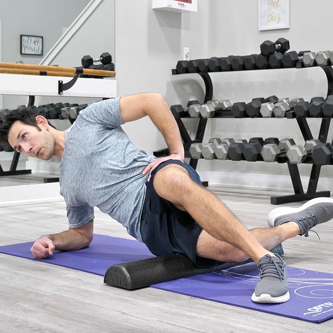 OPTP AXIS Firm Foam Roller 36" X 3" Half-Round)