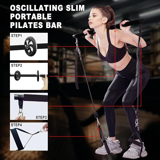 The Ultimate Pilates bar Set. The Fitness bar