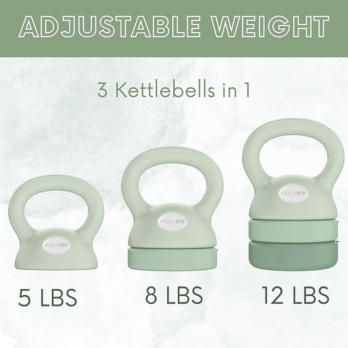 Adjustable Kettlebell - Kettlebell Weights Set for Home Gym