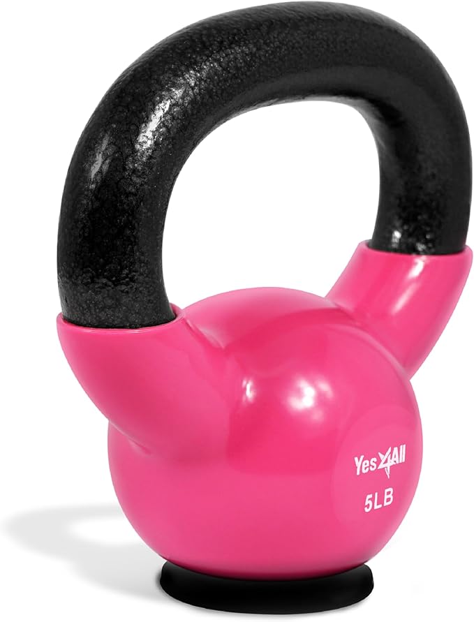 Yes4All Kettlebells Rubber Base (10-65 lbs)