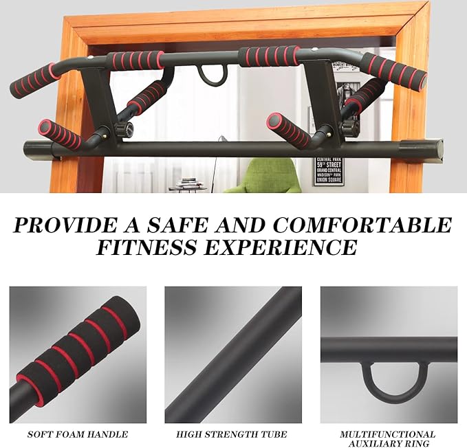 NEWAN Pull Up Bar for Doorway,Adjustable Width Indoor