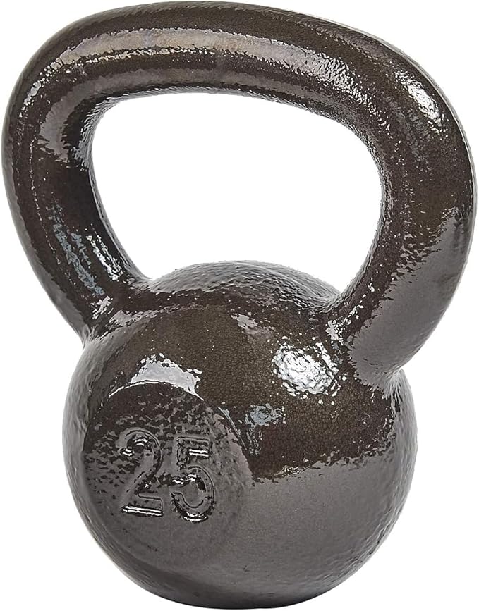 Cast Iron Kettlebell Weights for Home Gym, Heavy Duty Strength Training, Workout Equipment for HIIT, Functional Fitness