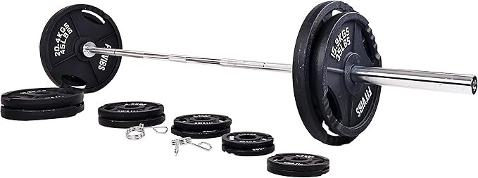 Signature Fitness Olympic 2-Inch Cast Iron Plate Weight