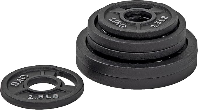 Signature Fitness Olympic 2-Inch Cast Iron Plate Weight
