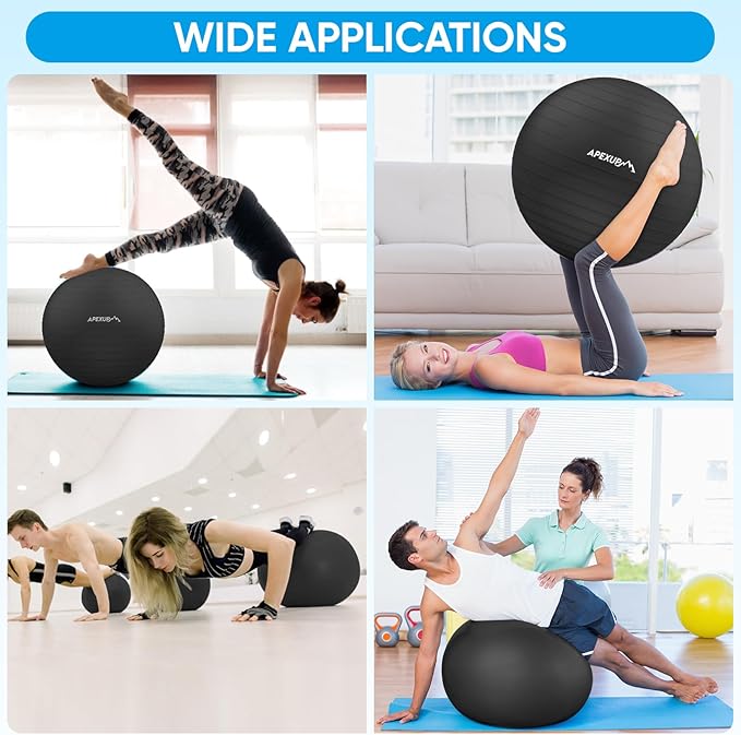 APEXUP Yoga Ball Exercise Ball