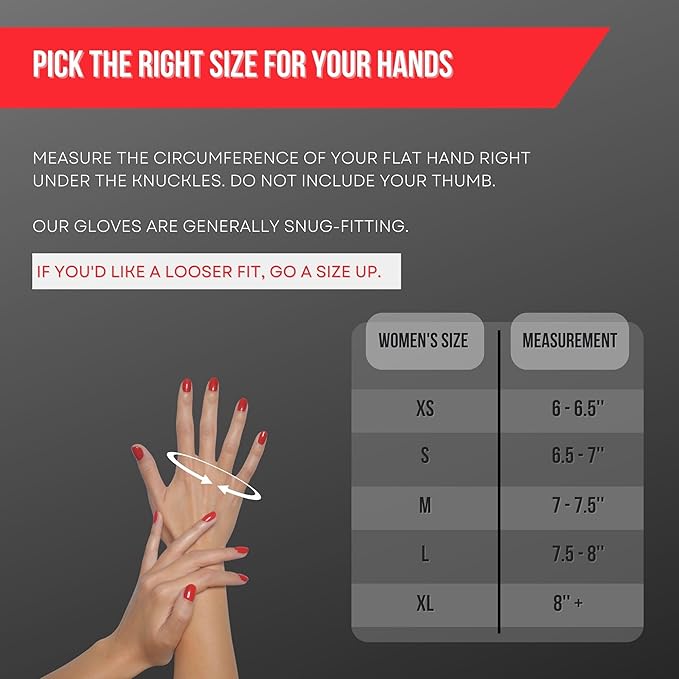 Reflex Workout Gloves for Women - Gym Gloves for Women Into Weights, HIIT, Strength Training - Weightlifting Gloves for Women with Full Palm Protection