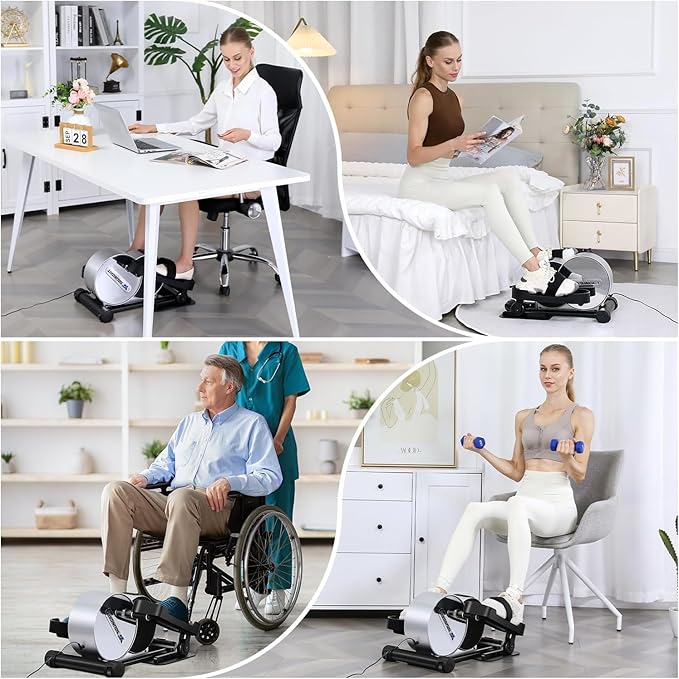 ANCHEER Under Desk Elliptical Machine Transform Your Life - High-End, Portable, Mini Leg Exerciser While Sitting. Perfect for Seniors, No Noise. Ideal Gift for Family As Seen on TV