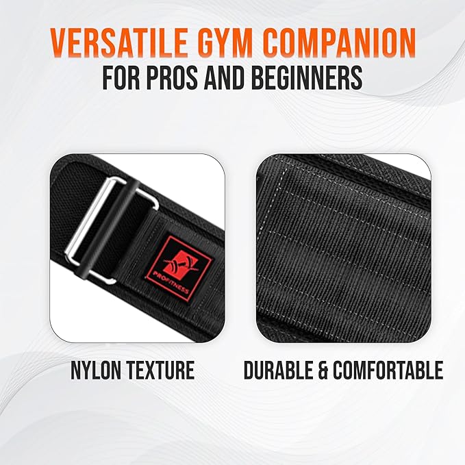 Weightlifting Belt for Men & Women - 4''