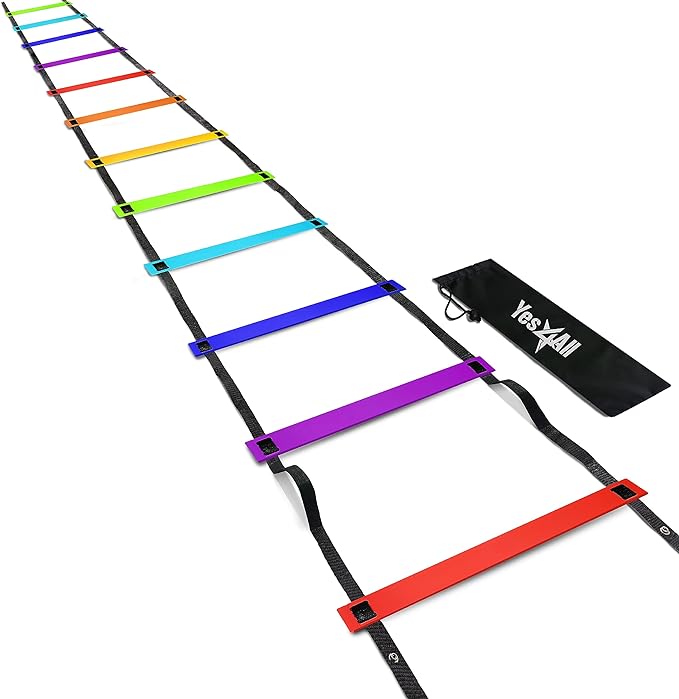 Yes4All 8, 12, 20 Rungs Agility Ladder -