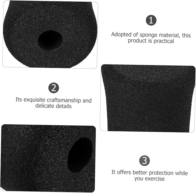 BESPORTBLE Exercise Roller 2pcs Sponge Cover Rolling Foam