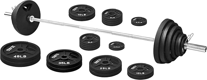 Signature Fitness Olympic 2-Inch Cast Iron Plate Weight