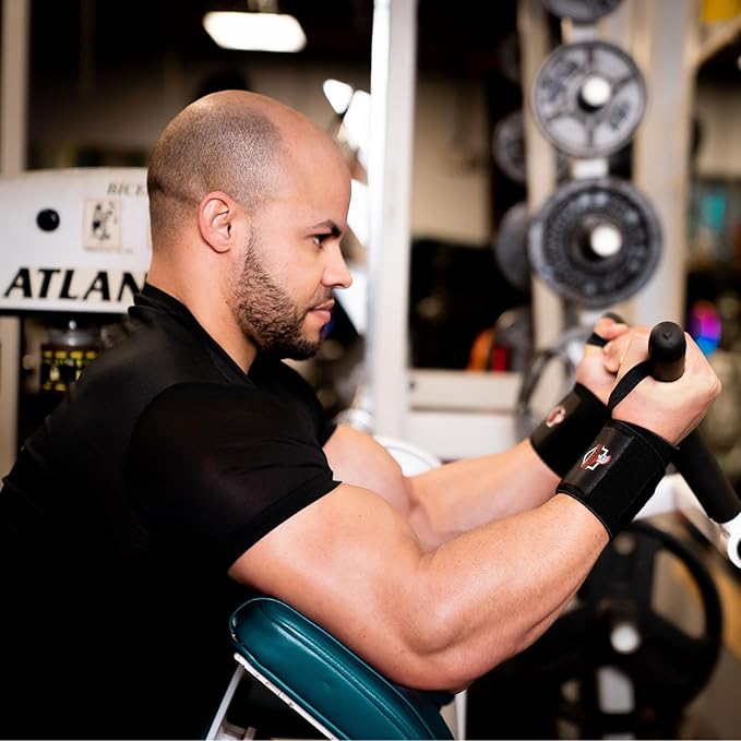 Spartan Sports Fitness Weightlifting Wrist Wraps 18" Professional Quality Wrist Support with Heavy Duty Thumb Loop - Best for Powerlifting Competition, Strength Training, Bodybuilding.