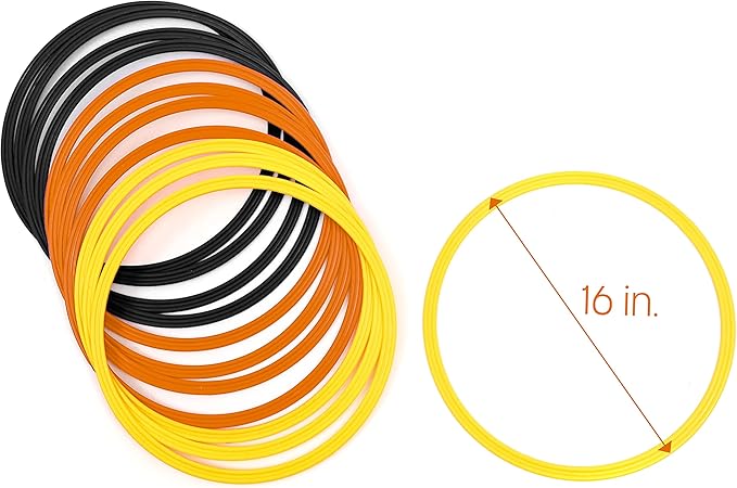 Speed & Agility Training Rings - Set of 12 by