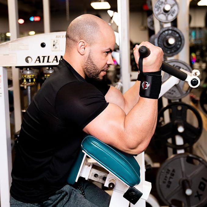Spartan Sports Fitness Weightlifting Wrist Wraps 18" Professional Quality Wrist Support with Heavy Duty Thumb Loop - Best for Powerlifting Competition, Strength Training, Bodybuilding.