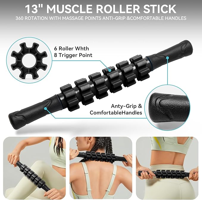 5 in1 Foam Roller Set for Deep Tissue