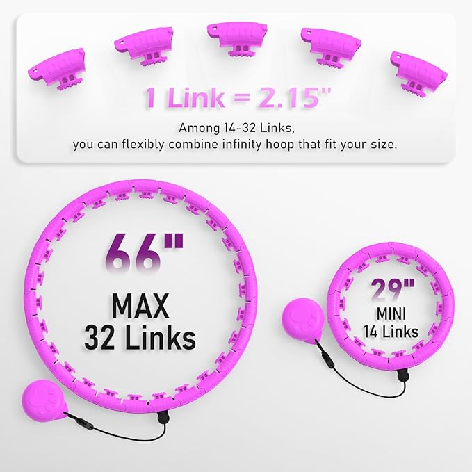 Weighted Hula Circle with 26 Links(56 Inch)