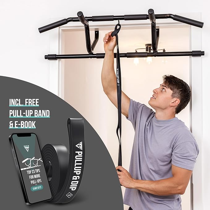 PULLUP & DIP Pull-Up Bar 39.4x13.8 inches, 240 pounds,