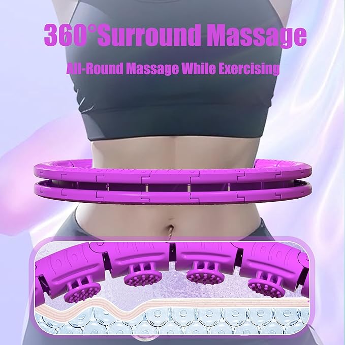 Infinity Weighted Fitness Circle for Adults 32 Detachable