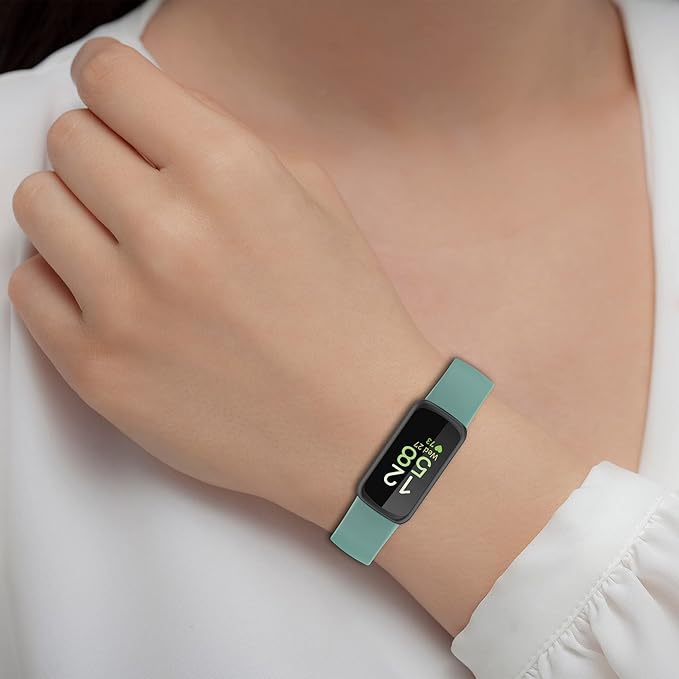 Bands Compatible with Fitbit Inspire 3 Bands for Women Men Sport Wristband Replacement Soft Silicone Straps for Fitbit Inspire 3 Smartwatch Small Large