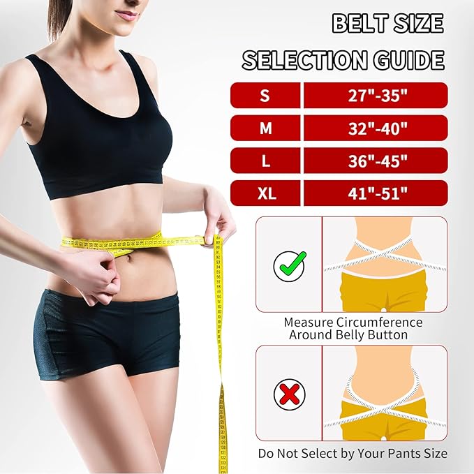 Leather Weight Lifting Belt for Men and Women