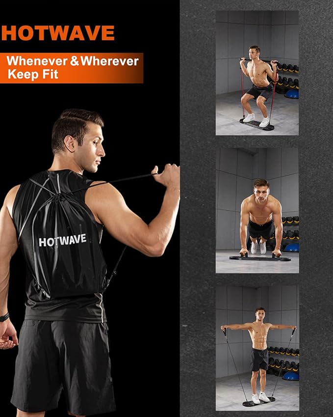 HOTWAVE Push Up Board Fitness 20 in 1 Push