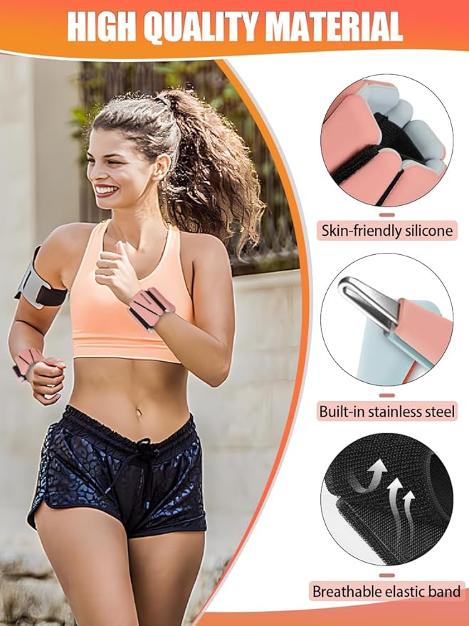 Wrist Ankle Weights Adjustable Training Intensity for Strength 2