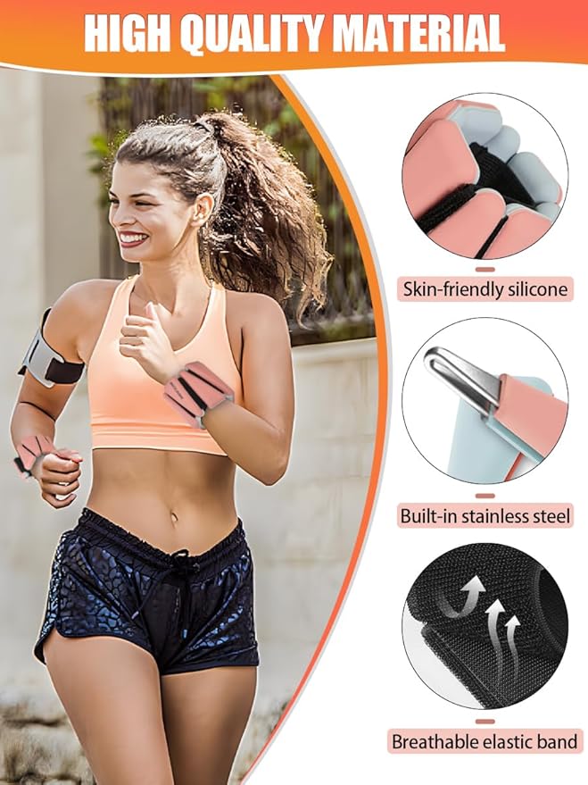 Wrist Ankle Weights Adjustable Training Intensity for Strength 2