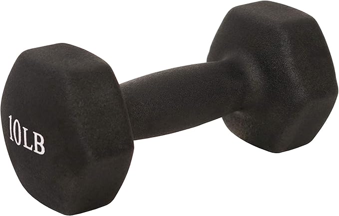 Sunny Health & Fitness Neoprene Coated Hex Shaped 2LB, 5LB, 5LB, 8LB, 8LB, 10LB 10LB