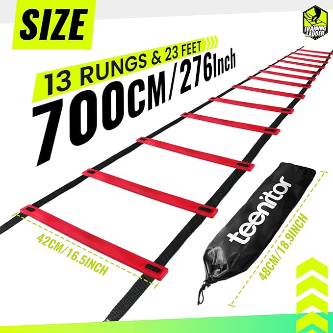 Teenitor Agility Ladder Speed Ladder Training Ladder for Soccer