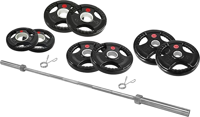 Signature Fitness Olympic Cast Iron Plate for Strength