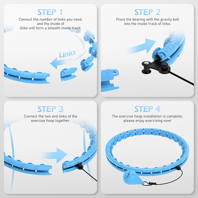 Weighted Hula Circle with 26 Links(56 Inch)