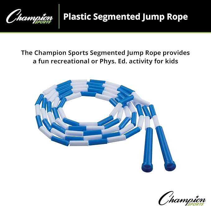 Champion Sports Classic Plastic Segmented Beaded Jump Ropes