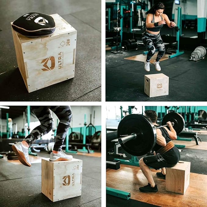 Plyo Box - Wooden 3-in-1 Plyometric Jump Box