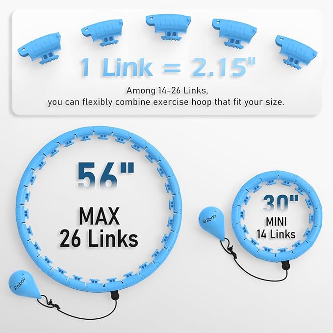 Weighted Hula Circle with 26 Links(56 Inch)