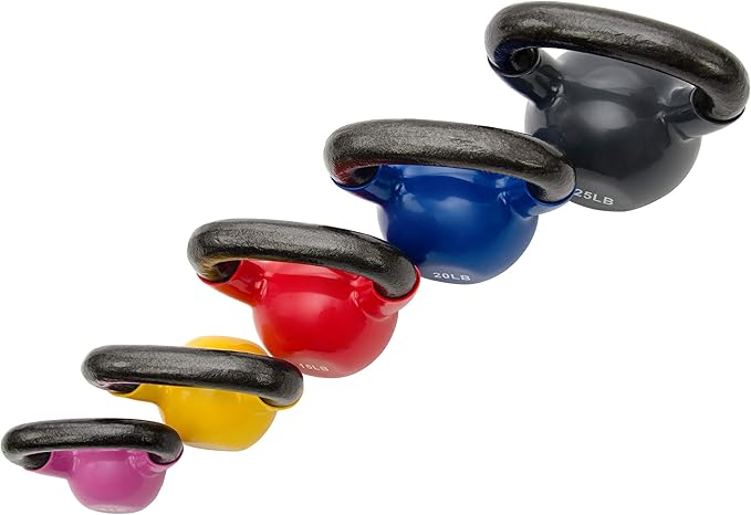 Sunny Health & Fitness Vinyl Coated Kettlebell