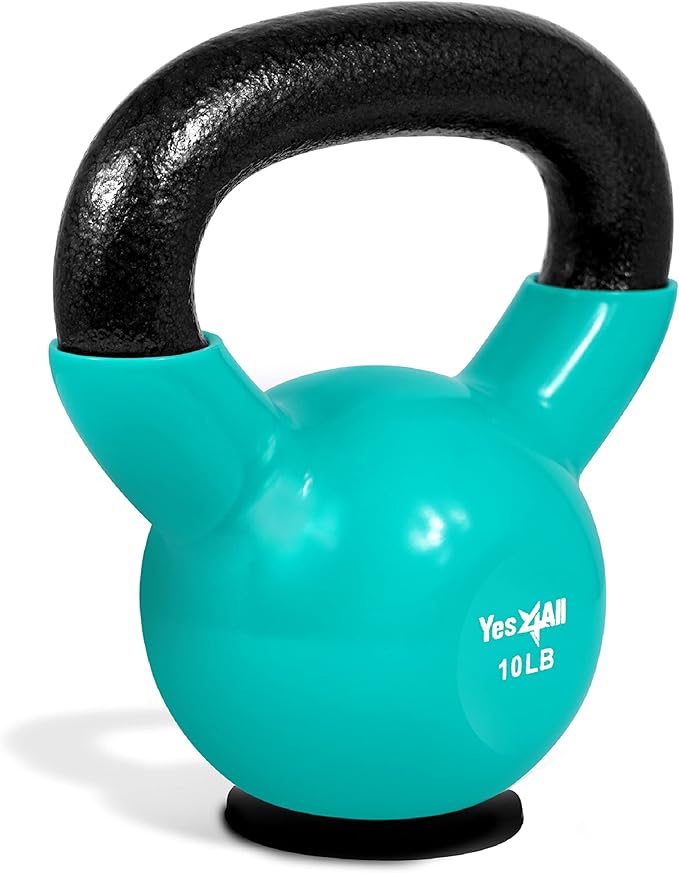 Yes4All Kettlebells Rubber Base (10-65 lbs)