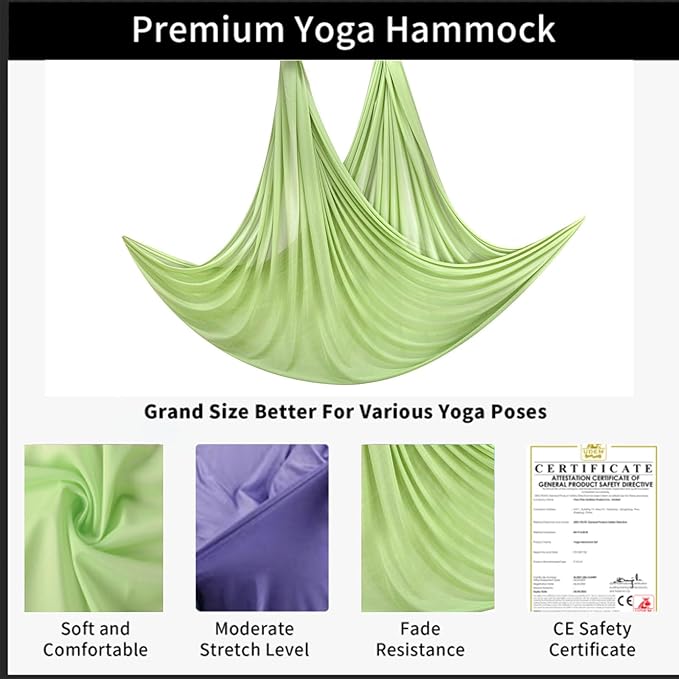 PRIOR FITNESS 5M Aerial Yoga Hammock Yoga Swing