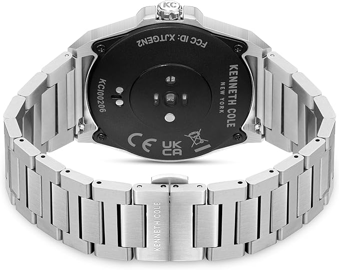Kenneth Cole Watch New York, Wellness 2.0 Smartwatch, Health Monitoring, Reminders, Advanced Sensor, Sport Modes, Long Battery, Water Resistant, Android & iOS Compatible