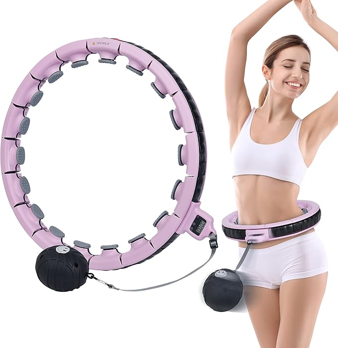 Weighted Smart Fit Hoop for Adults Weight Loss 18 Detachable
