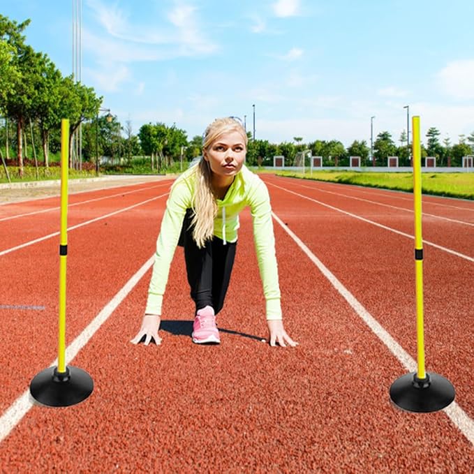 Soccer Agility Poles Set Detachable Sports Trainning Speed