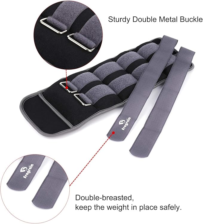 Ankle Weights for Women 1/2/3/4/6/8/10/12/15/20 LBS 1 Pair