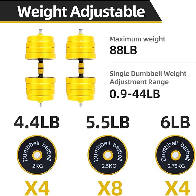 Nice C Weights 20-40-50-70LB 3-in-1 3-in-1 set,