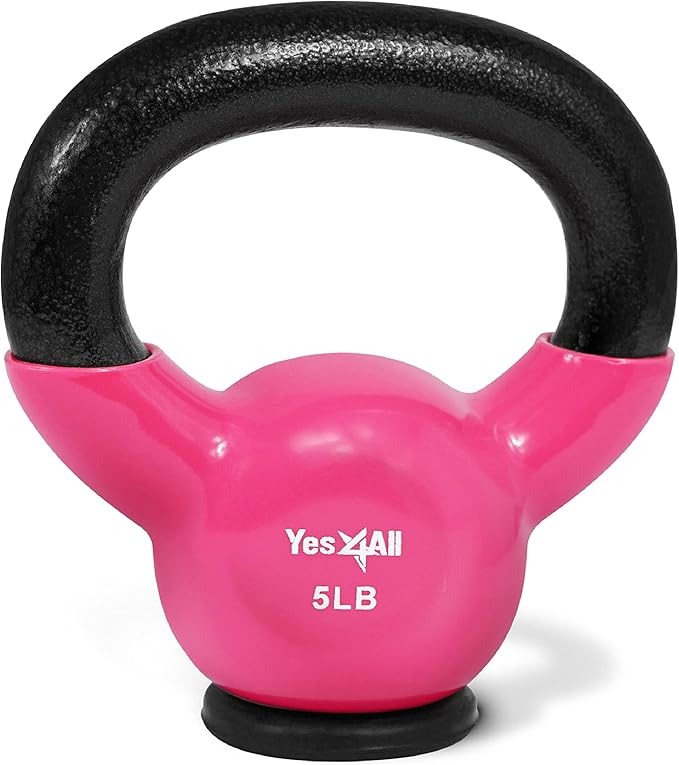 Yes4All Kettlebells Rubber Base (10-65 lbs)