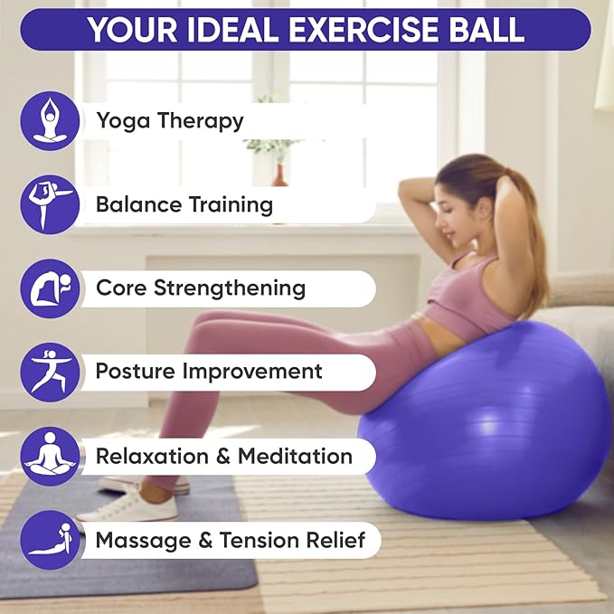 APEXUP Yoga Ball Exercise Ball