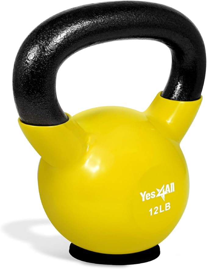 Yes4All Kettlebells Rubber Base (10-65 lbs)