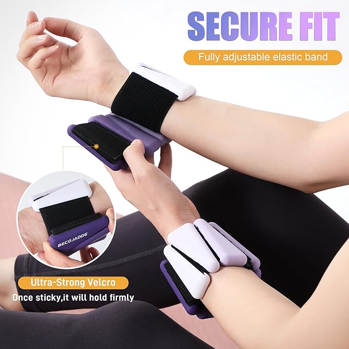 Wrist Weights for Women At Home 1Lb Ankle 2 Adjustable