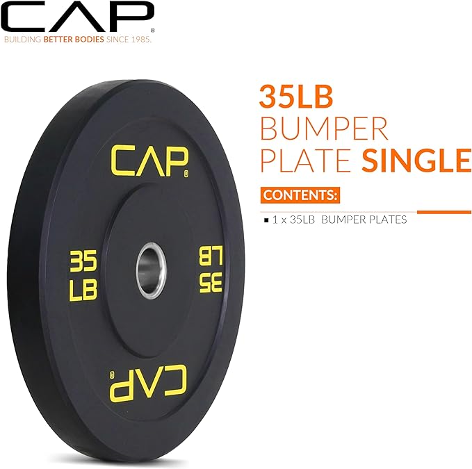 CAP Barbell Rubber Olympic Bumper Plate