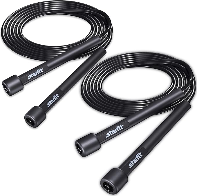 Lightweight Jump Rope for Fitness and Exercise, Adjustable Jump Ropes with Plastic Handles, Cardio and Endurance Training, Jumping Rope for Workout