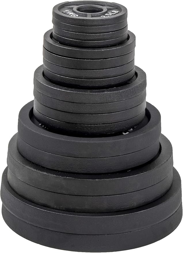 Signature Fitness Olympic 2-Inch Cast Iron Plate Weight